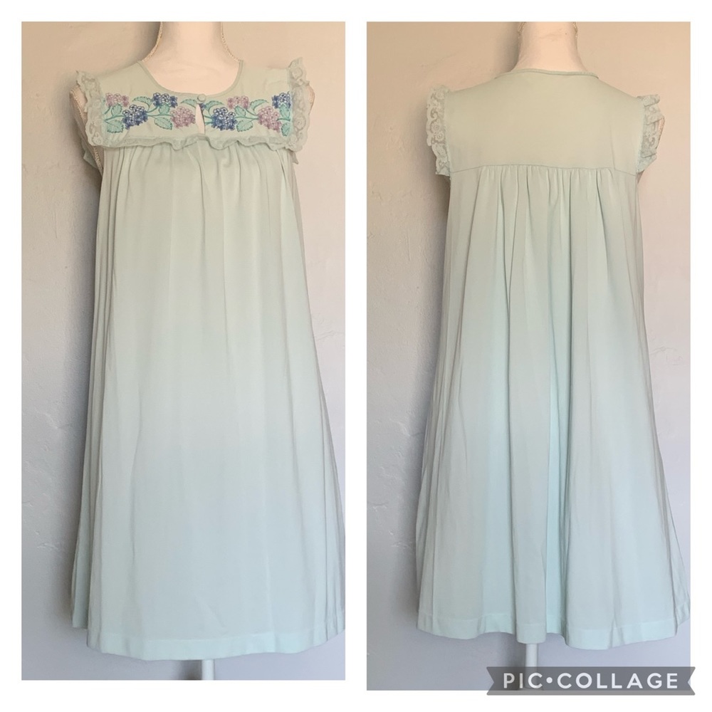 Vintage Nylon Nightie Night Gown